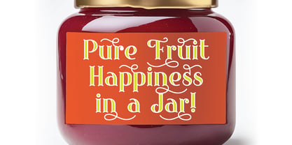 Fruity Jam Font Poster 2