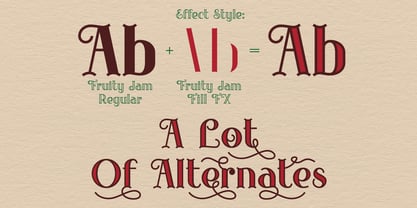 Fruity Jam Font Poster 4