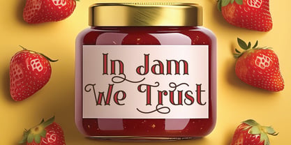Fruity Jam Font Poster 6