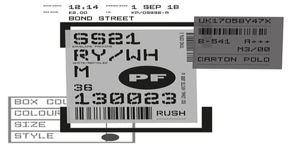 Disclosure Font Poster 8