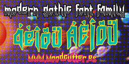 New Dark Planet Font Poster 7