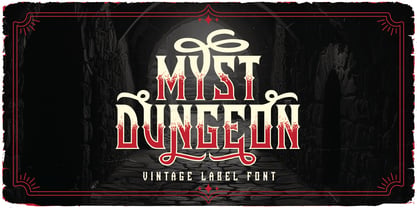 Myst Dungeon Font Poster 1