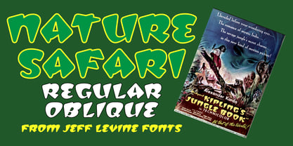 Nature Safari JNL Font Poster 1