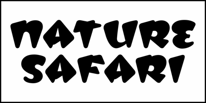 Nature Safari JNL Font Poster 2