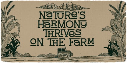 Country Road Font Poster 4