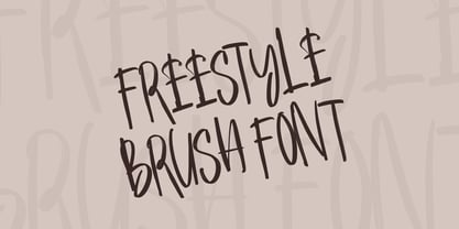 Industry Brush Font Poster 3
