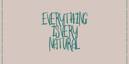 Industry Brush Font Poster 5