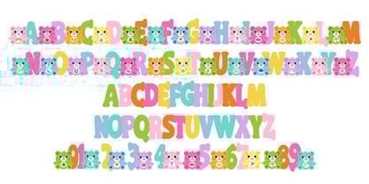 Friend Bears Font Poster 7