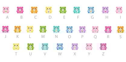 Friend Bears Font Poster 9