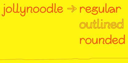 Jollynoodle Font Poster 2