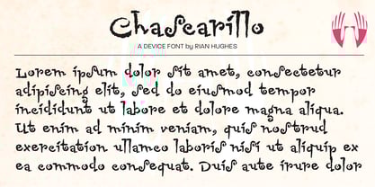 Chascarillo Font Poster 5