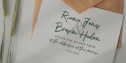Hafine Brush Font Poster 7