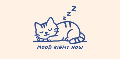 Lazy One Font Poster 5