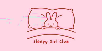 Lazy One Font Poster 4