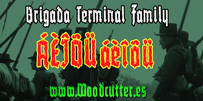 Brigada Terminal Font Poster 3