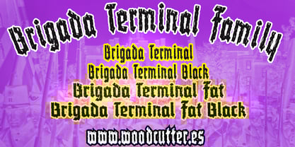 Brigada Terminal Font Poster 1