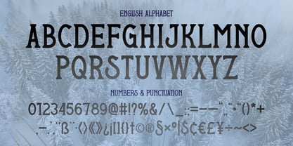 Nothern Woods Font Poster 3