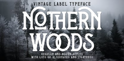 Nothern Woods Font Poster 1
