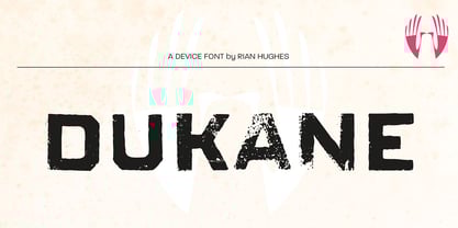 Dukane Font Poster 4