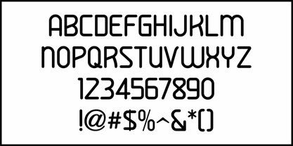 Engraved Lettering JNL Font Poster 3