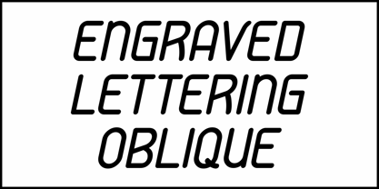 Engraved Lettering JNL Font Poster 4