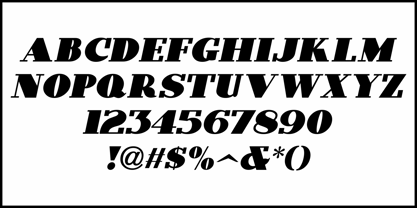 Radio Commercial JNL Font Poster 5