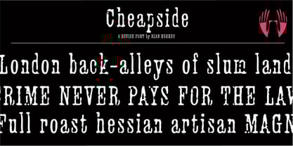 Cheapside Font Poster 1
