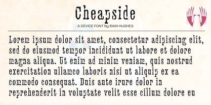 Cheapside Font Poster 8