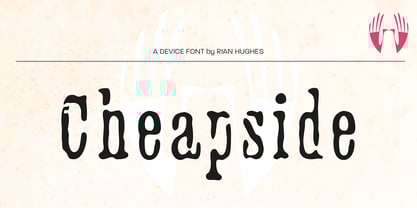 Cheapside Font Poster 6