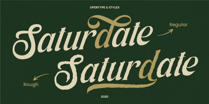 Thrustline Font Poster 2