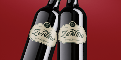 Thrustline Font Poster 5