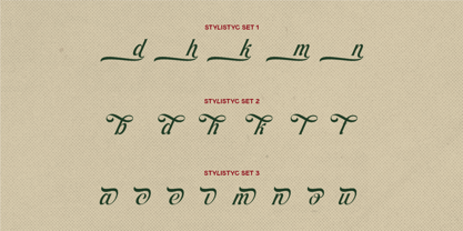 Thrustline Font Poster 7