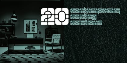 Module One Font Poster 3