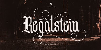 Regalstein Font Poster 1