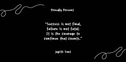 Japith Font Poster 5
