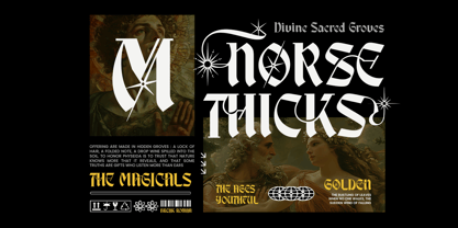 Break Roman Font Poster 7