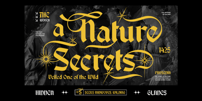 Break Roman Font Poster 5