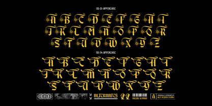 Break Roman Font Poster 10