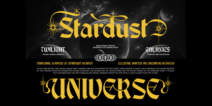 Break Roman Font Poster 4