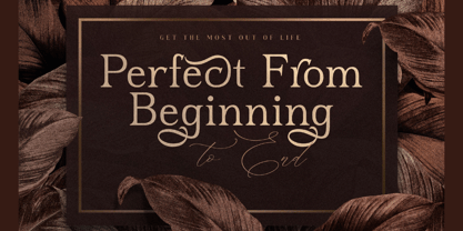 Blusvery Font Poster 5