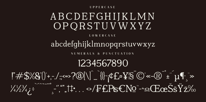 Blusvery Font Poster 7