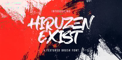 Hiruzen Exist Font Poster 1