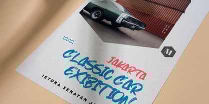 Hiruzen Exist Font Poster 2