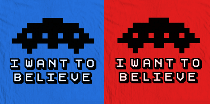 Game Over Font Poster 2