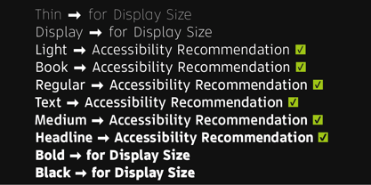 Accessibility Font Font Poster 3