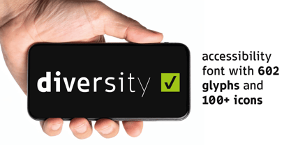 Accessibility Font Font Poster 1