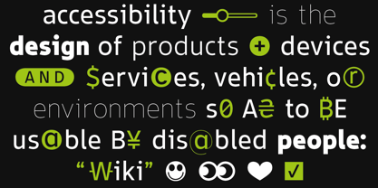 Accessibility Font Font Poster 2