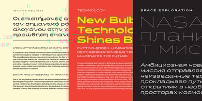 Halogen Pro Paneuropean Font Poster 3