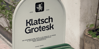 Klatsch Grotesk Font Poster 10