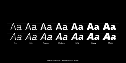 Klatsch Grotesk Font Poster 4